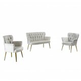 Atelier Del Sofa sofa i dve fotelje paris gold metal cream cene
