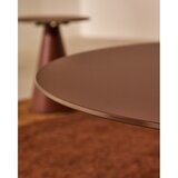 Kave Home Okrugao stolić za kavu sa staklenom pločom stola boje terakote ø 80 cm Wilshire – | shoptok.hr