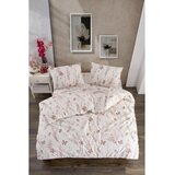 Mila Home Bež posteljnina za zakonsko posteljo/podaljšana z rjuho/4-delna 200x220 cm Floral Butterfly – | Shoptok.si