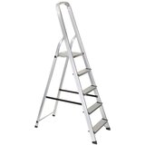 MID.YOU Zložljiva Lestev Solid Iii, Aluminij | Shoptok.si