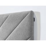 Bobochic Paris Svetlo siva oblazinjena zakonska postelja z letvenim dnom 140x190 cm Romane – | Shoptok.si