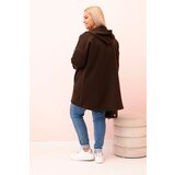 Kesi Włoski Women's butter-colored sweatshirt with decorative sleeves black | Shoptok.si
