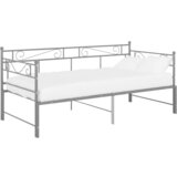 Maison Chic Izvlečni Posteljni okvir - Enojna postelja - Postelja za odrasle siv iz kovine 90x200 cm-J19, (21767165) | Shoptok.si