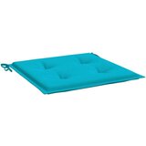  Blazine za vrtne stole 2 kosa turkizne 40x40x3 cm tkanina | Shoptok.si