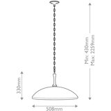  Kichler KL-DELAROSA-P-BK - Luster na lancu DELAROSA 1xE27/60W/230V crna/mesing | Eponuda.com