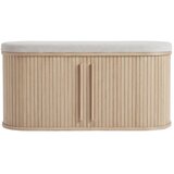 Unique Furniture Podstavljena klupa u prirodnoj boji Meta – | shoptok.hr