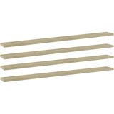 vidaXL Dodatne police za omaro 4 kosi sonoma hrast 100x10x1,5 cm | Shoptok.si