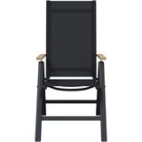  Ležaljke u vrtu 2 pcs Crna 58 x 73 x 111,5 cm Tekstilen | Eponuda.ba