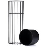 Metalna saksija LOFT 55x20 cm crna | Eponuda.com