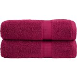 vidaXL Premium kopalne brisače 2 kosa bordo 100x150 cm 600 g/m2 bombaž Cene