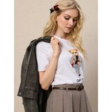 Sinsay Pamučna majica s printom | shoptok.hr