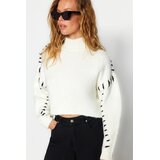 TRENDYOLMILLA ženski duks Twoaw24Kz00633, Ecru | Eponuda.com