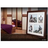 Styler Temno rjav okvir za 4 fotografije Narvik, 39 x 39 cm Cene