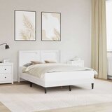  Okvir za krevet Bijela 160 x 200 cm Umjetna koža - Bijela 160 x 200 cm | shoptok.hr