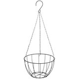  Viseće sadilice 4 kom s oblogama od kokosa crne Ø40x63 cm čelik | shoptok.hr