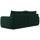 Makamii Tamno zelena baršunasti sklopiva/s prostorom za odlaganje sofa 238 cm Kalena – | shoptok.hr