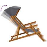  Ležaljka 4 pcs 3 Pozicija Čvrsto drvo eukaliptusa Siva | shoptok.hr