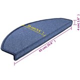  Prostirke za stepenice 10 kom 65x24x4 cm plave poluokrugle velike | shoptok.hr