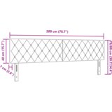  LED uzglavlje s dijamantnim gumbom tamnozeleno 100 cm baršun | shoptok.hr