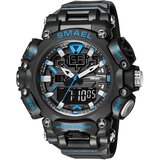 SMAEL Ura ZA-14074 - Črna / Modra | Shoptok.si