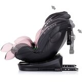 Chipolino autosjedalica I-SIZE 40-150 cm ISOFIX 360 Hypnotic Pink Marshmallow | shoptok.hr