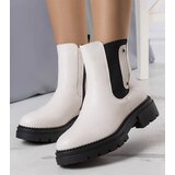 Gemre Cream insulated ankle boots Caron | ePonuda.com