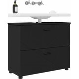  Kupaonski ormar s ladicama s pohranom Crna 76,5 x 35 x 64 cm | Eponuda.com