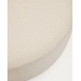 Kave Home Kremno bel tabure iz tkanine bouclé Kaeli – | Shoptok.si