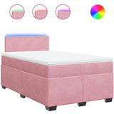 Maison Chic Box spring postelja - Vzmetna postelja z vzmetnico roza 120x200 cm žamet SL16835, (21884451) | Shoptok.si