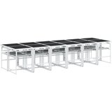  13-dijelni vrtni blagovaonski set s jastucima bijeli tekstilena | Eponuda.com