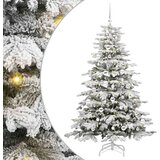  Umjetno božićno drvce s nogom Bijelo 180 cm PE i PVC | shoptok.hr