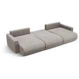 Cosmopolitan Design Svijetlo siva baršunasti sklopiva/s prostorom za odlaganje kutna garnitura (u obliku slova "U") Belfast – | shoptok.hr