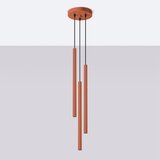 Sollux SL.1527 - visilica na sajli pastelo 3xG9/8W/230V crvena | Eponuda.com