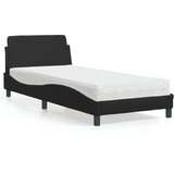  Krevet s madracem Dover crni 80 x 200 cm od umjetne kože | shoptok.hr