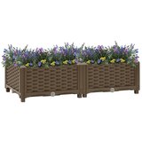 vidaXL povišena gredica 80 x 40 x 23 cm od polipropilena Cijene