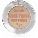 Benefit Goof Proof Brow Powder puder za obrvi odtenek 1 Cool Light Blonde 1,9 g