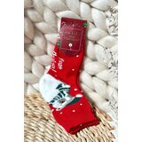 Aura.via Children's Christmas Cotton Socks Red | shoptok.hr