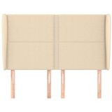  Uzglavlje s ušima krem 147x23x118/128 cm od tkanine | shoptok.hr