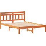  Krevetna konstrukcija Smeđa 120 x 190 cm Čvrsto borovo drvo | shoptok.hr