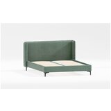Ropez Zelena oblazinjena postelja z letvenim dnom 90x200 cm Basti – | Shoptok.si