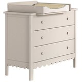 Vipack Bež otroška komoda s previjalnim pultom 89x90x55 cm Swingo – Cene