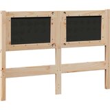 vidaXL uzglavlje ostalo smeđa 120 cm masivna borovina | shoptok.hr