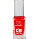 s-he colour&style Lak za nokte gel-like'n ultra stay 322/470 1 kom | ePonuda.com