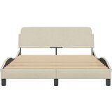  Okvir za krevet Dover krem 120 x 200 cm od tkanine | Eponuda.com