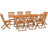  9-dijelni vrtni blagovaonski set 220x90x75 cm bagremovog drva | Eponuda.ba