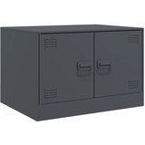  The Living Store Klubska mizica antracitna 67x50x44 cm jeklo - Klubska Mizica, (21498648) | Shoptok.si