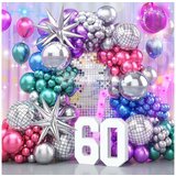 Prestige party set od 133 balona, sa dodatkom folija balona disko kugla i velikog zvezdastog balona Cene