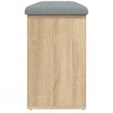  Klupa za cipele boja hrasta 102 x 32 x 50 cm konstruirano drvo | shoptok.hr