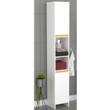 MID.YOU Visoka Omara Malira, Bela, Barva Hrasta | Shoptok.si