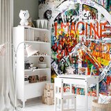 Artgeist Fototapeta Hippie Graffiti, 350x245cm | Shoptok.si